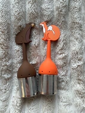 David’s Tea Fox and Bear Silicone Tea Infuser